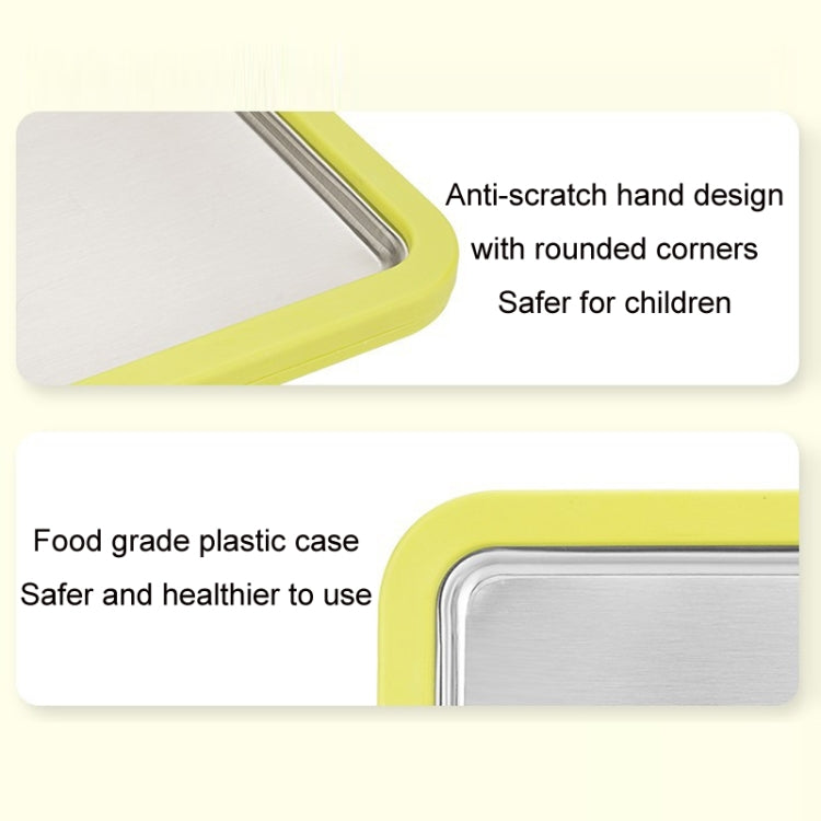 Mini Household Fried Yogurt Machine Children Homemade DIY Fried Ice Tray, Color: Aluminum Alloy White 22.5x17.5cm