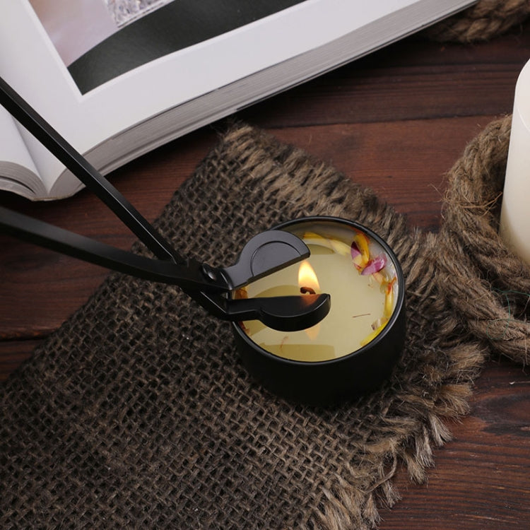 Aroma Candle Tools Candle Extinguisher Wick Cutter, Color: Black