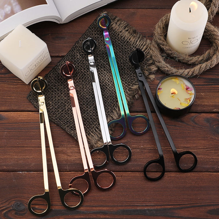 Aroma Candle Tools Candle Extinguisher Wick Cutter, Color: Gold