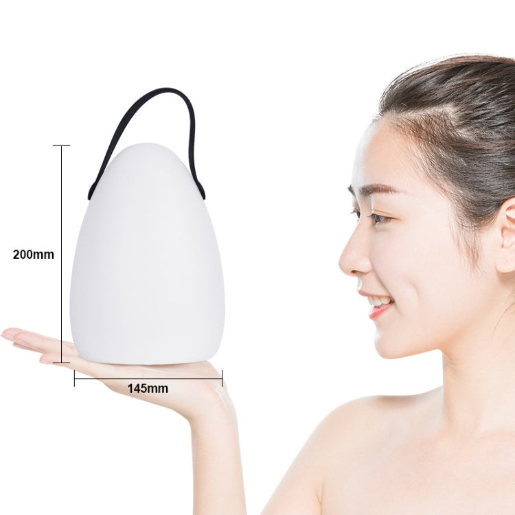 16 Colors LED Night Light with Handle Hanging Lantern USB Rechargeable Table Lamp(Ball)