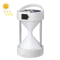 Camping Lantern Outdoor Solar Emergency Lights Multifunctional Tent Light(Hourglass White)