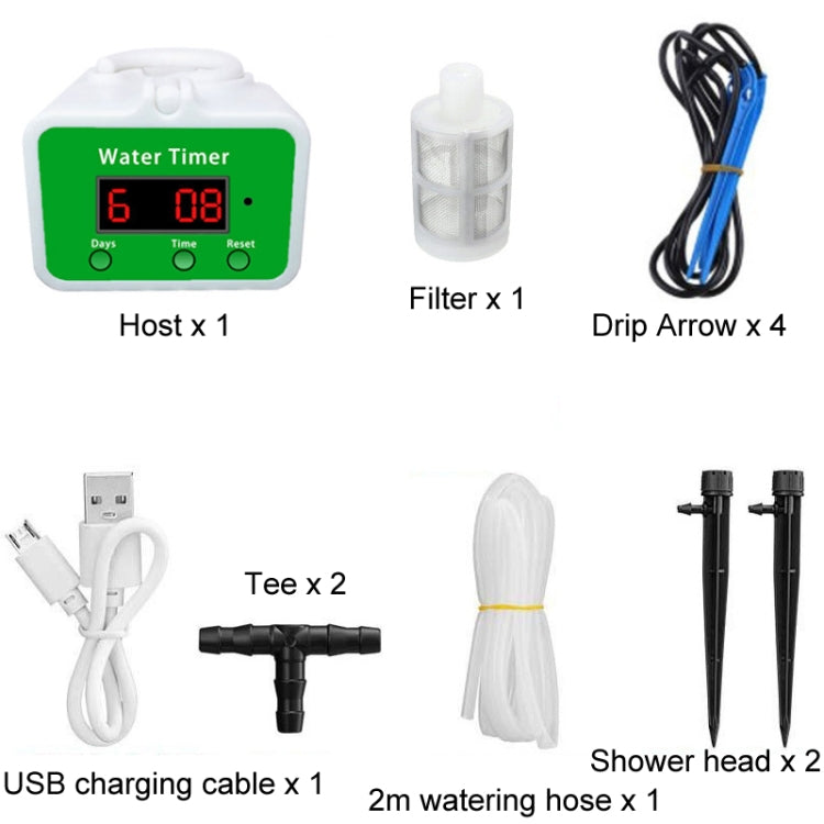 Household Intelligent Drip Irrigation Automatic Watering Timing Machine, Specification: Water 6 Potted Plants