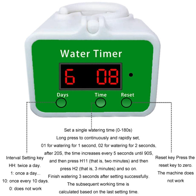 Household Intelligent Drip Irrigation Automatic Watering Timing Machine, Specification: Water 12 Potted Plants