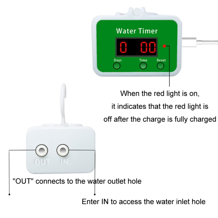 Household Intelligent Drip Irrigation Automatic Watering Timing Machine, Specification: Water 6 Potted Plants