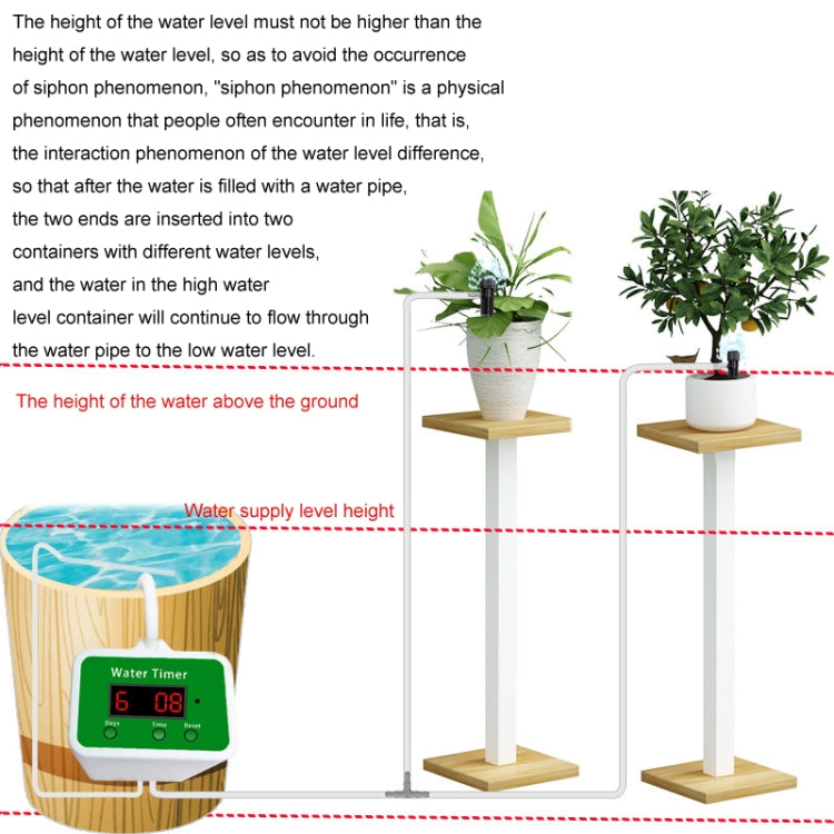Household Intelligent Drip Irrigation Automatic Watering Timing Machine, Specification: Water 12 Potted Plants
