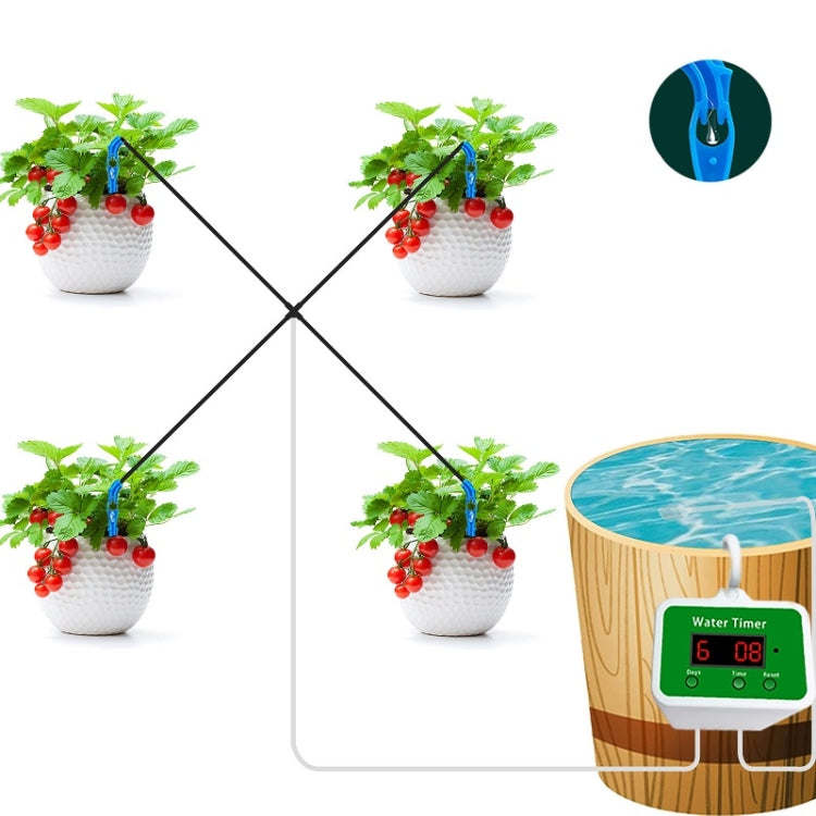 Household Intelligent Drip Irrigation Automatic Watering Timing Machine, Specification: Water 12 Potted Plants