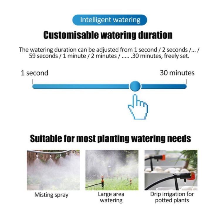 Irrigation System Intelligent Controller Automatic Timed Watering Device, Specification: 1 Water Outlet
