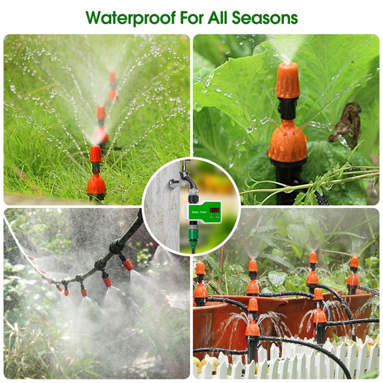 Irrigation System Intelligent Controller Automatic Timed Watering Device, Specification: 20m 20sets Ground Plug Dual-use Suit