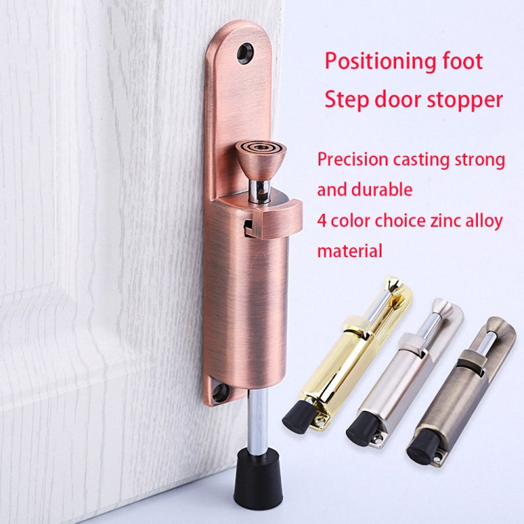 Zinc Alloy Extended Door Setter Foot Door Suction(Rustic Gold)