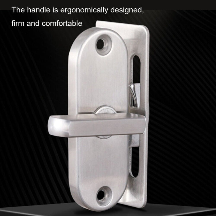 Zinc Alloy Slot-free 90 Degrees Right Angle Migration Door Hook Lock