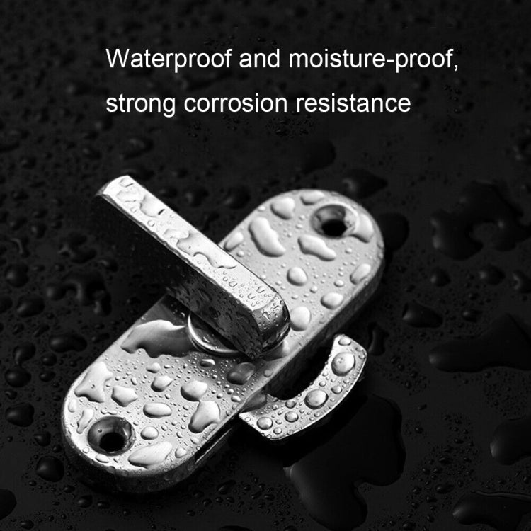 304 Stainless Steel Slot 90 Degrees Right Angle Migration Door Hook Lock