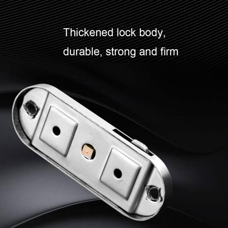 Zinc Alloy Slot-free 90 Degrees Right Angle Migration Door Hook Lock