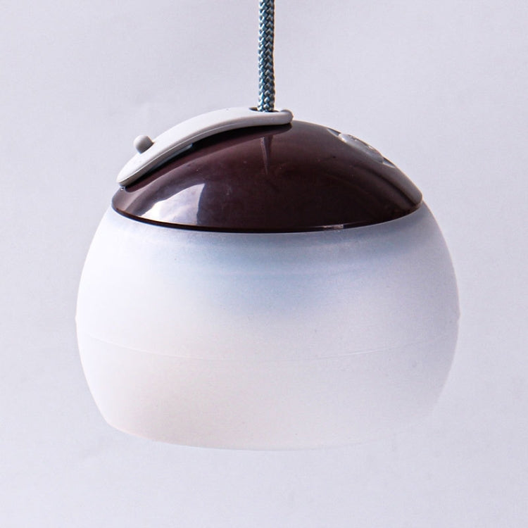 Retro Camping Lantern Rechargeable Haning Hook Night Light(Dark Brown)
