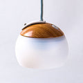 Retro Camping Lantern Rechargeable Haning Hook Night Light(Wood Grain)