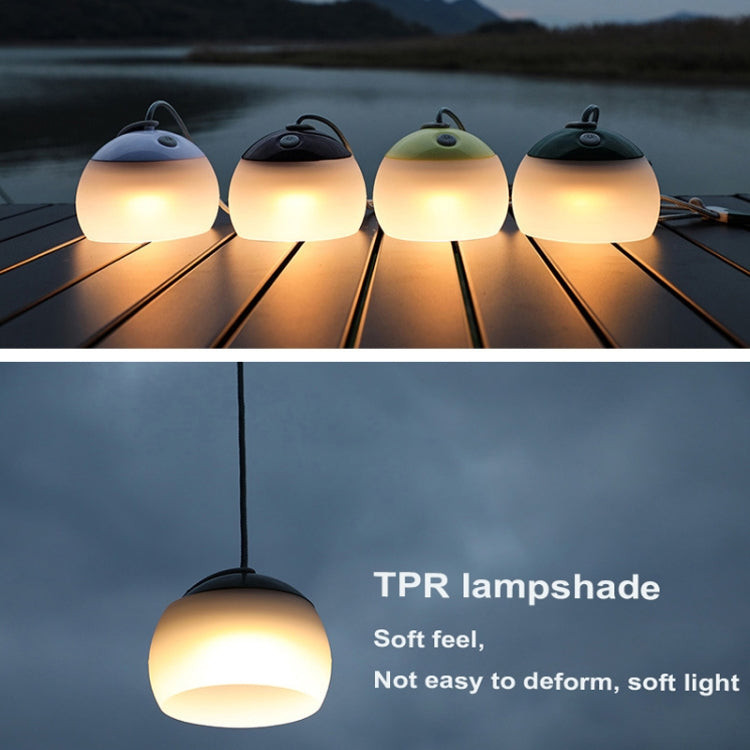 Retro Camping Lantern Rechargeable Haning Hook Night Light(Wood Grain)