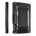 Credit Card Holder Wallets RFID Blocking Slim Metal Card Clip, Color: Black