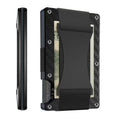 Credit Card Holder Wallets RFID Blocking Slim Metal Card Clip, Color: Carbon Fiber Pattern