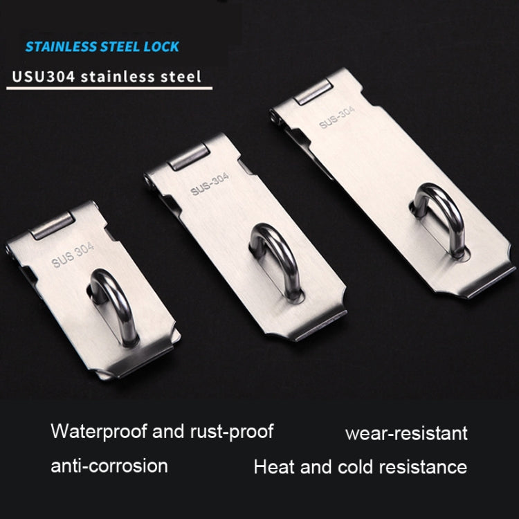 4 inch 304 Stainless Steel Locking Plate Anti-Theft Hitch