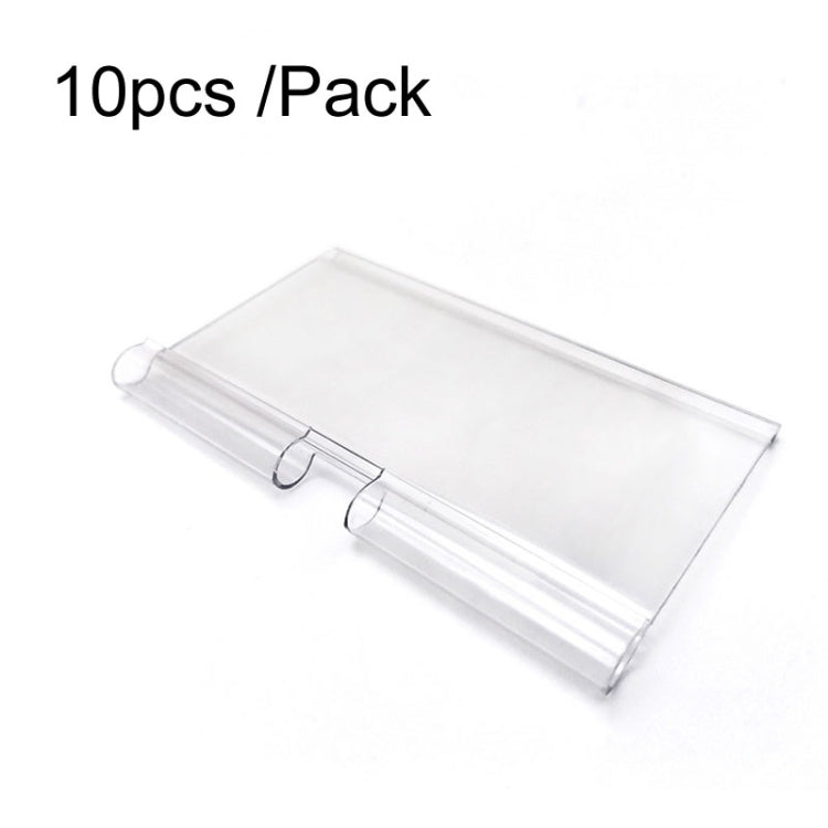 10pcs /Pack Label Strip Supermarket Display Price Sign, Size: 40 x 60mm