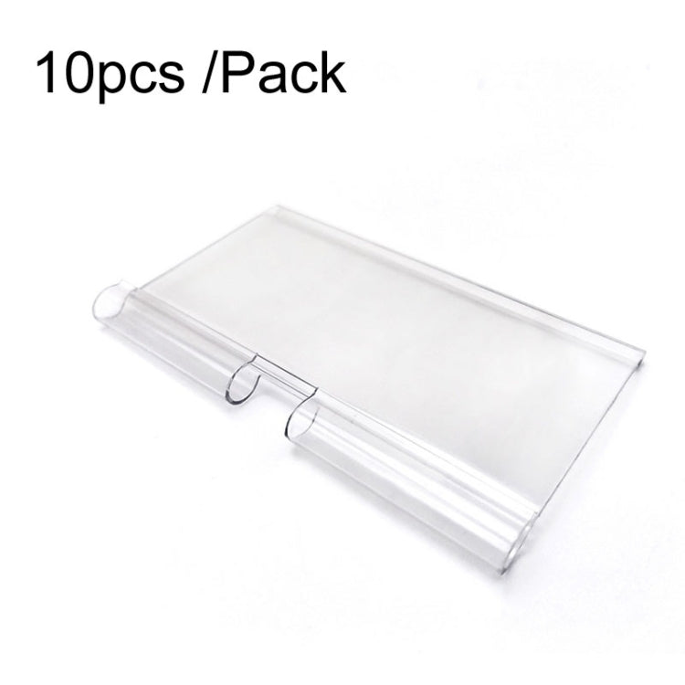 10pcs /Pack Label Strip Supermarket Display Price Sign, Size: 40 x 100mm