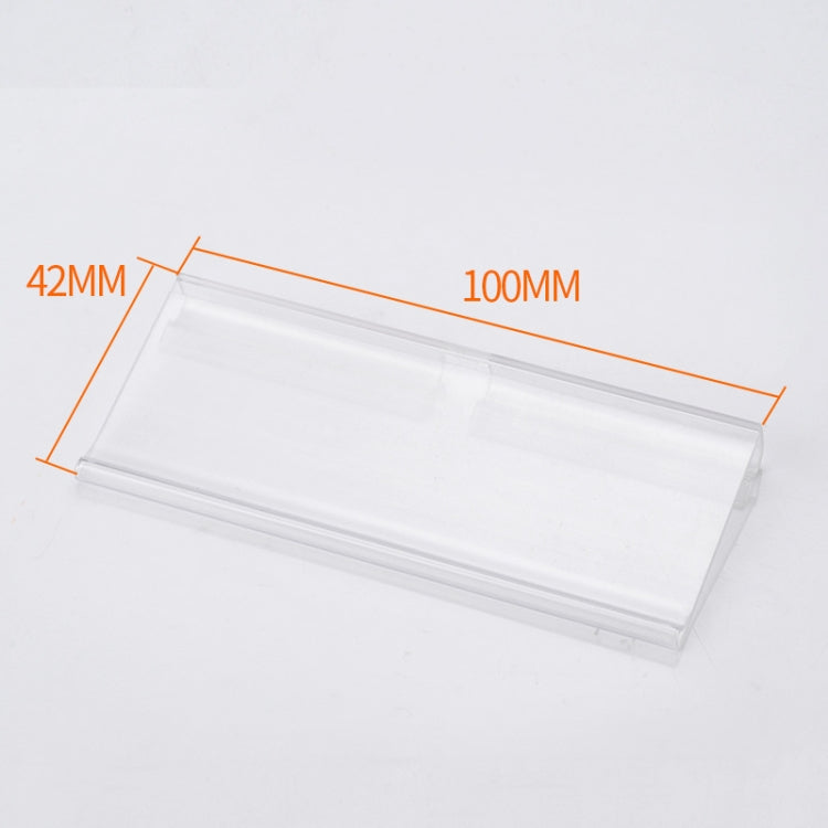 10pcs /Pack Label Strip Supermarket Display Price Sign, Size: 40 x 100mm
