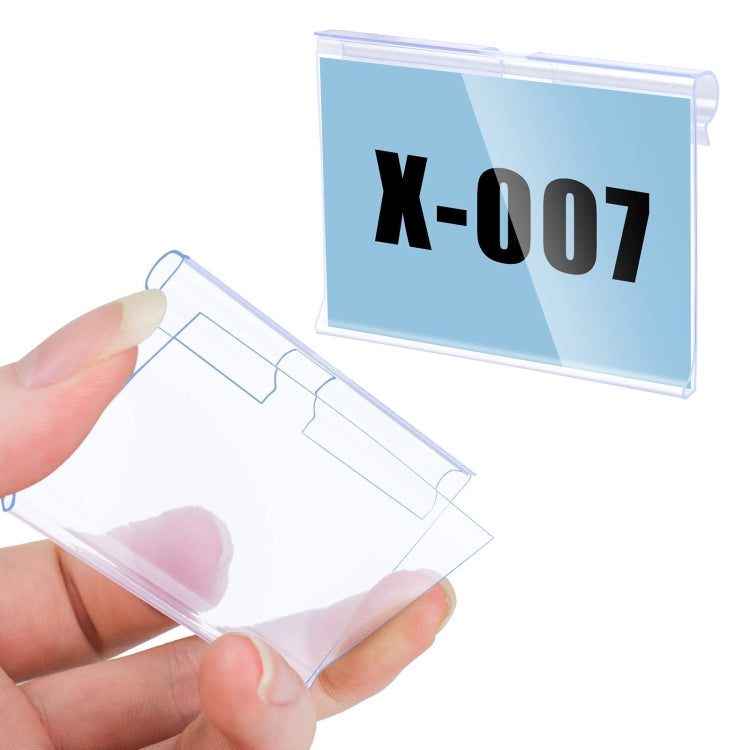10pcs /Pack Label Strip Supermarket Display Price Sign, Size: 40 x 80mm