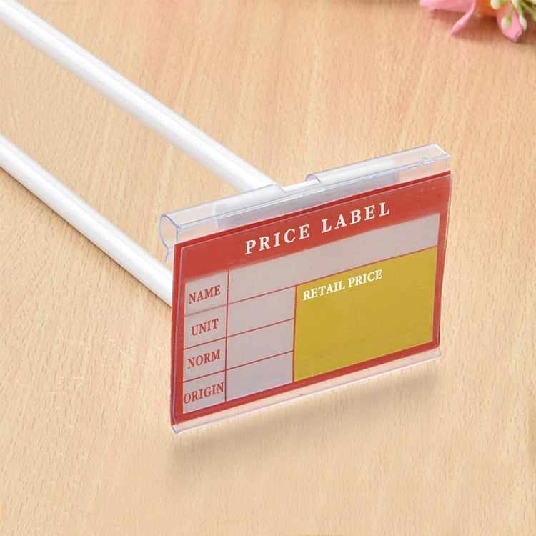 10pcs /Pack Label Strip Supermarket Display Price Sign, Size: 40 x 100mm