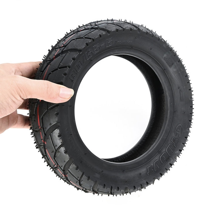 For KUGOO M4 TUOVT 80/65-6.5 10 inch Electric Skateboard Vacuum Explosion-Proof Outer Tire(Off-road Tire)