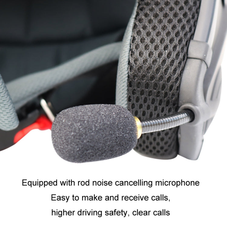 KUQIBAO Motorcycle Smart Bluetooth-compatible Sun Protection Double Lens Safety Helmet, Size: XXL(White+Gray Tail)