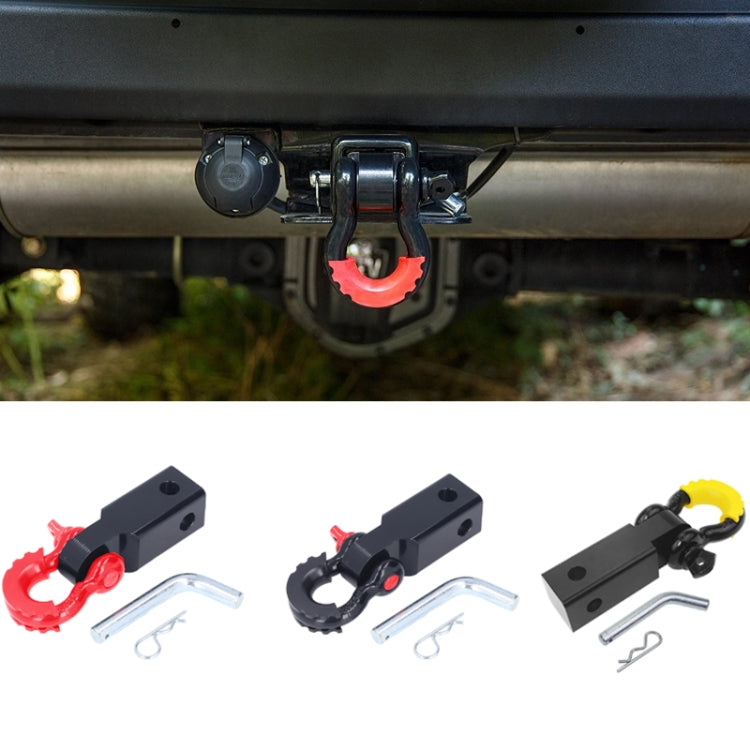 Solid Trailer Arm Off-Road Vehicle Rear Bumper Modified Traction Connector, Color: Black Yellow