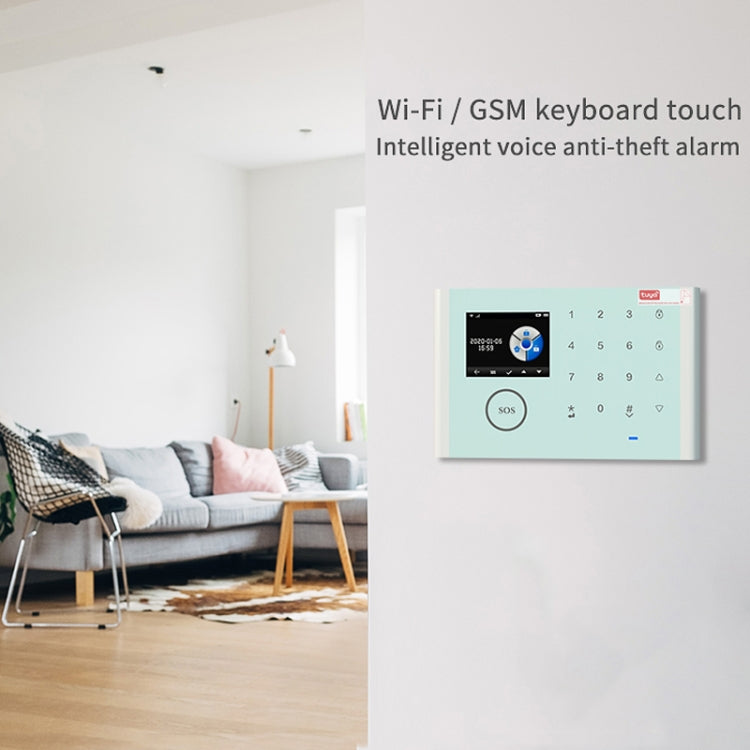 CS118   WIFI+GSM Tuya Smart Voice Alarm System Supports Amazon Alexa/ Google Assistant, Spec: Package 4