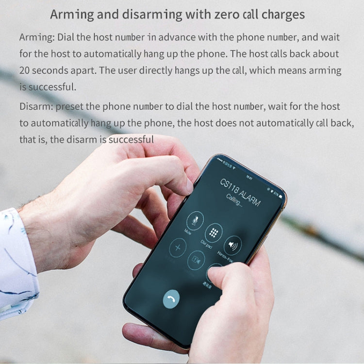 CS118   WIFI+GSM Tuya Smart Voice Alarm System Supports Amazon Alexa/ Google Assistant, Spec: Package 2