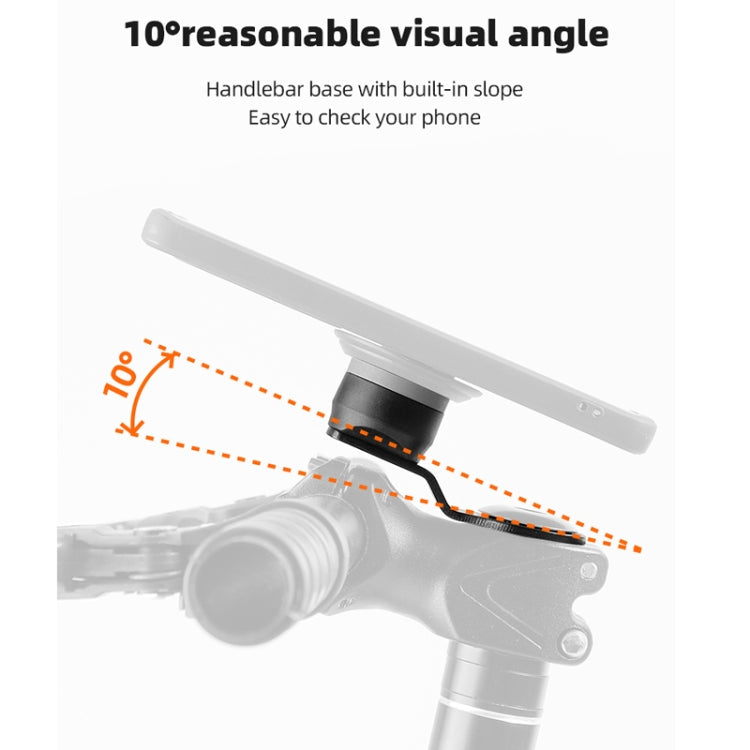 Bike Anti-vibration Silicone Cycling Fixed Mobile Phone Bracket, Model: Handlebar Style