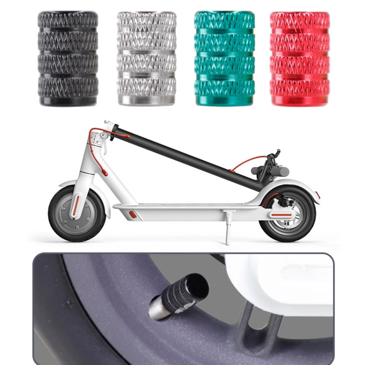 For Xiaomi M365 / Pro Electric Scooter Dust-Proof Aluminum Alloy Gas Mouth(Black)