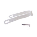 For Xiaomi Mijia M365 Scooter Bracket Accessories Rear Fender Shock Absorbing Bracket(White)