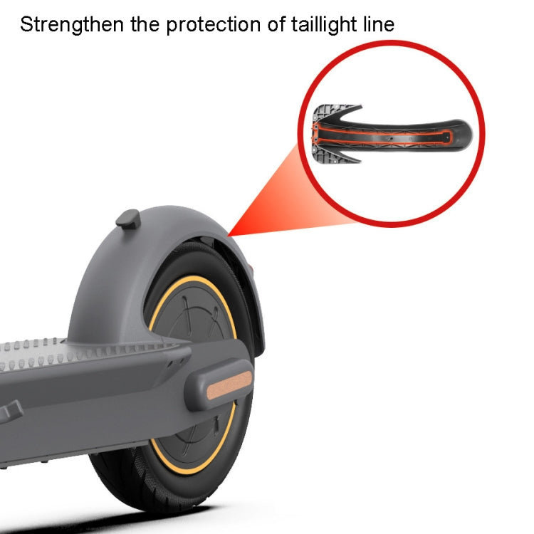 For Ninebot Max G30 Electric Scooter Parts Fender Tail Light Line Cover(Black)