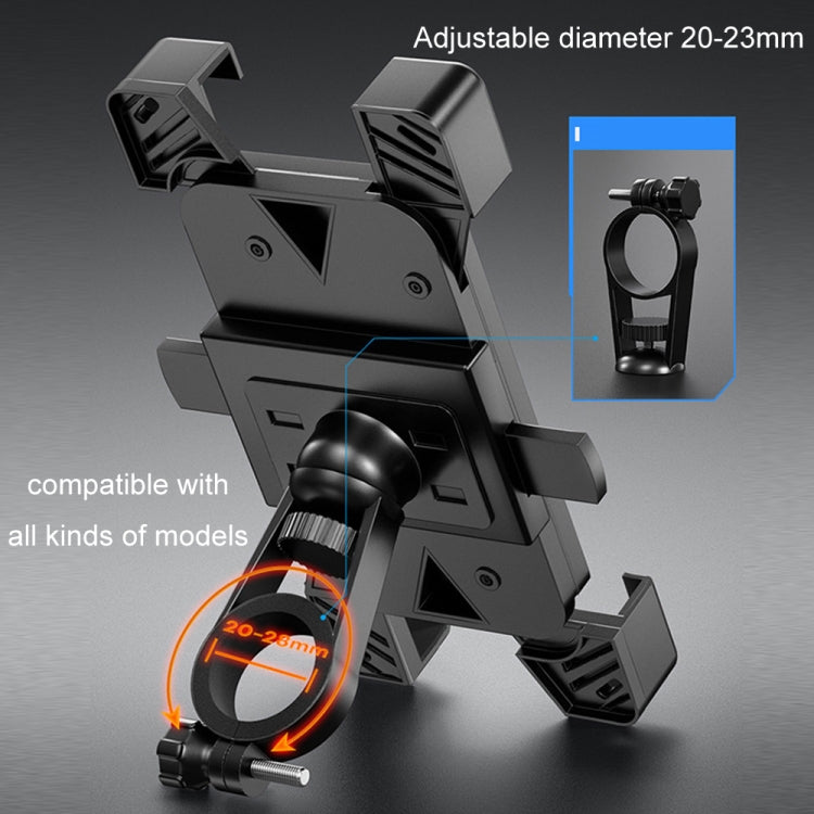 Shockproof Motorcycle Mobile Phone Holder Outdoor Bike Navigation Holder, Model: Rearview Mirror