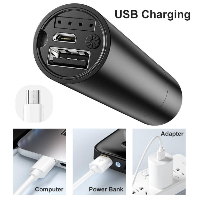 1800mAh LED Outdoor Strong Lighting Lithium Battery Flashlight, Color: Zoom Silver