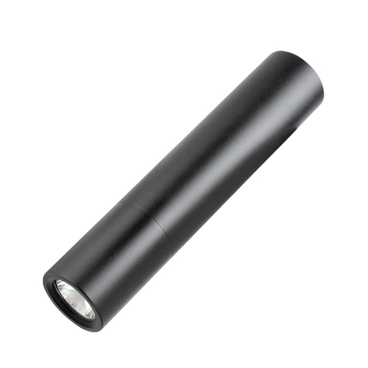 2600mAh LED Outdoor Strong Lighting Lithium Battery Flashlight, Color: Zoom Black