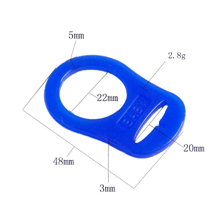 10pcs Dummy Pacifier Holder Clip Adapter Ring Button Style Pacifier Adapter(C7)