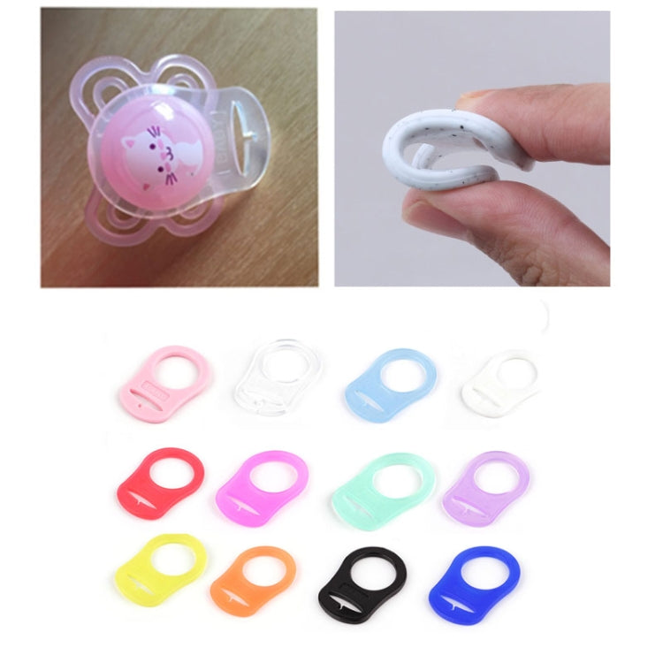 10pcs Dummy Pacifier Holder Clip Adapter Ring Button Style Pacifier Adapter(C12)