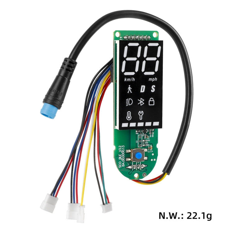 For Xiaomi Electric Scooter Pro/Pro 2/1S Four-Wire Double Brake Bluetooth Board Set, Spec: Only Board