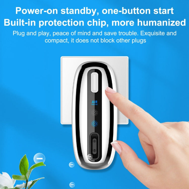 90V-250V Plug-in Negative Ion Air Purifier Portable Odor Removing Device UK Adapter+US Host