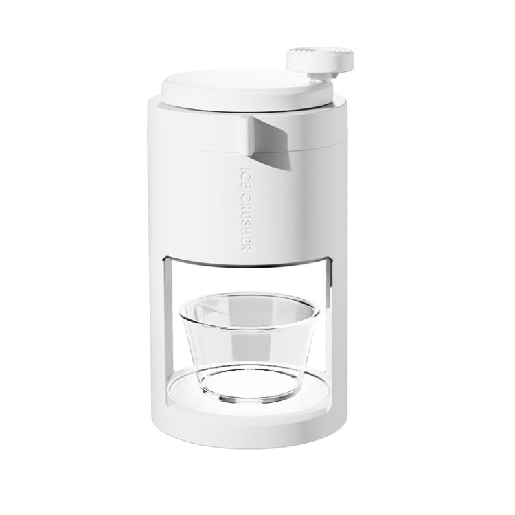 Manual Ice Machine Ice Crushers Household Ice Breaking Ice Blender(White)