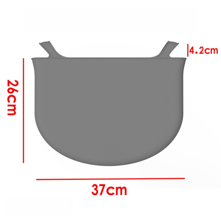 6QT Silicone Slow Cooke Liners Reusable Leakproof Crock Pot Liners(Gray)