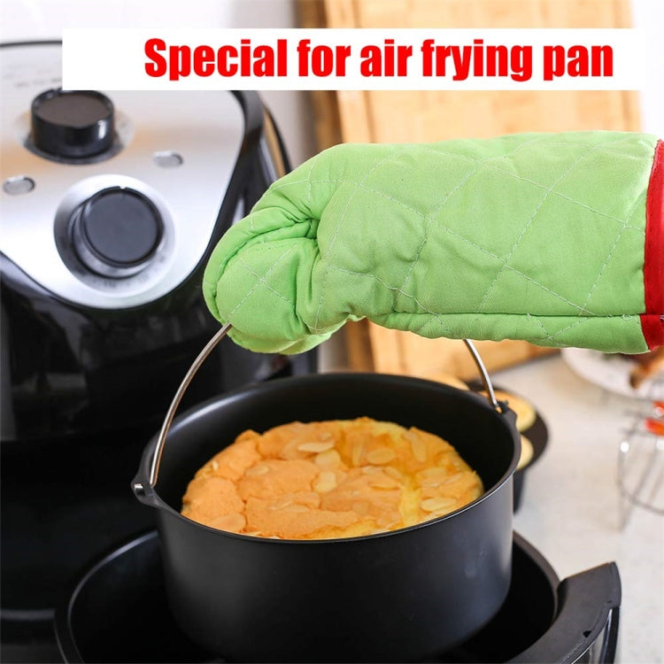 8 -inch  Cake Basket with Handle + Pizza Tray Air Fryer Accessory Set Bakeware