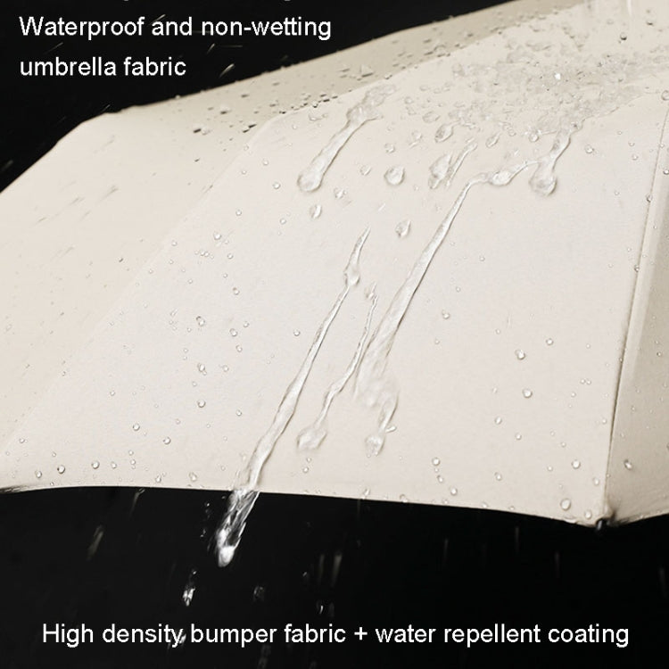60 Bone Sunny Rain Dual-use Automatic Umbrella Wind-resistant Reinforced Sunshade UV Sun Umbrella(Black)