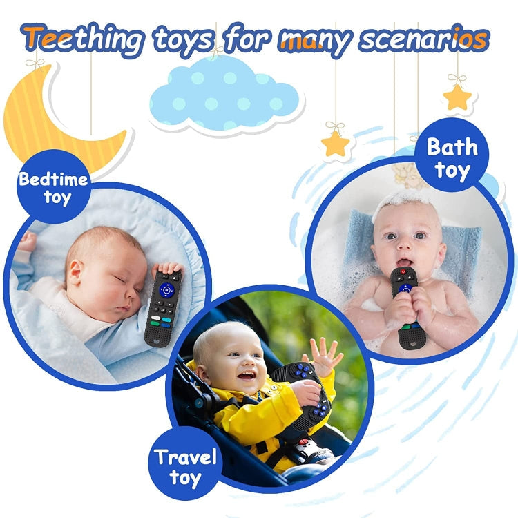 Silicone Game Pad Baby Teether Toys Chew Toy for Baby 6-12 Months(Pink)