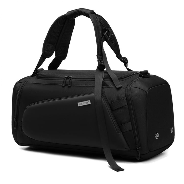 MINGLU Large-Capacity Dry And Wet Separation Gym Bag Messenger Training Bag(Black)