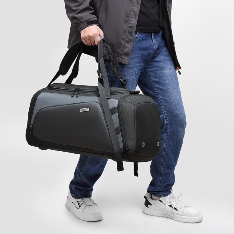 MINGLU Large-Capacity Dry And Wet Separation Gym Bag Messenger Training Bag(Blue)